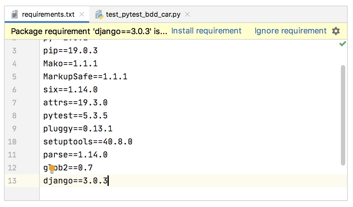 Install Packages on the file